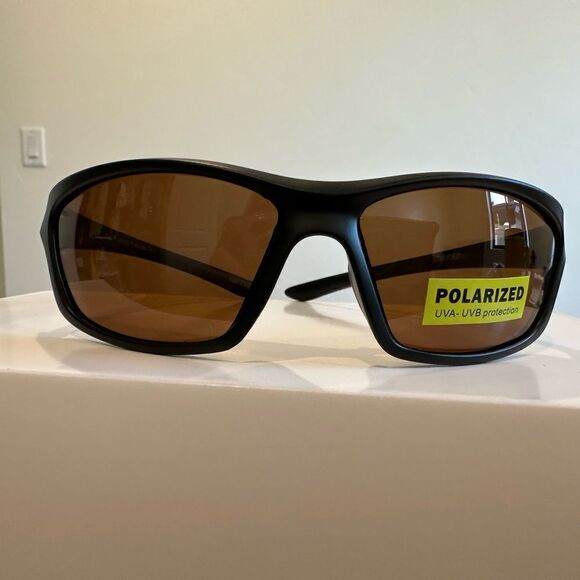 Razor Style Sporty Sunglasses, Plastic Frames, Polarized Lenses, UVA-UVB Protect - Picture 5 of 7